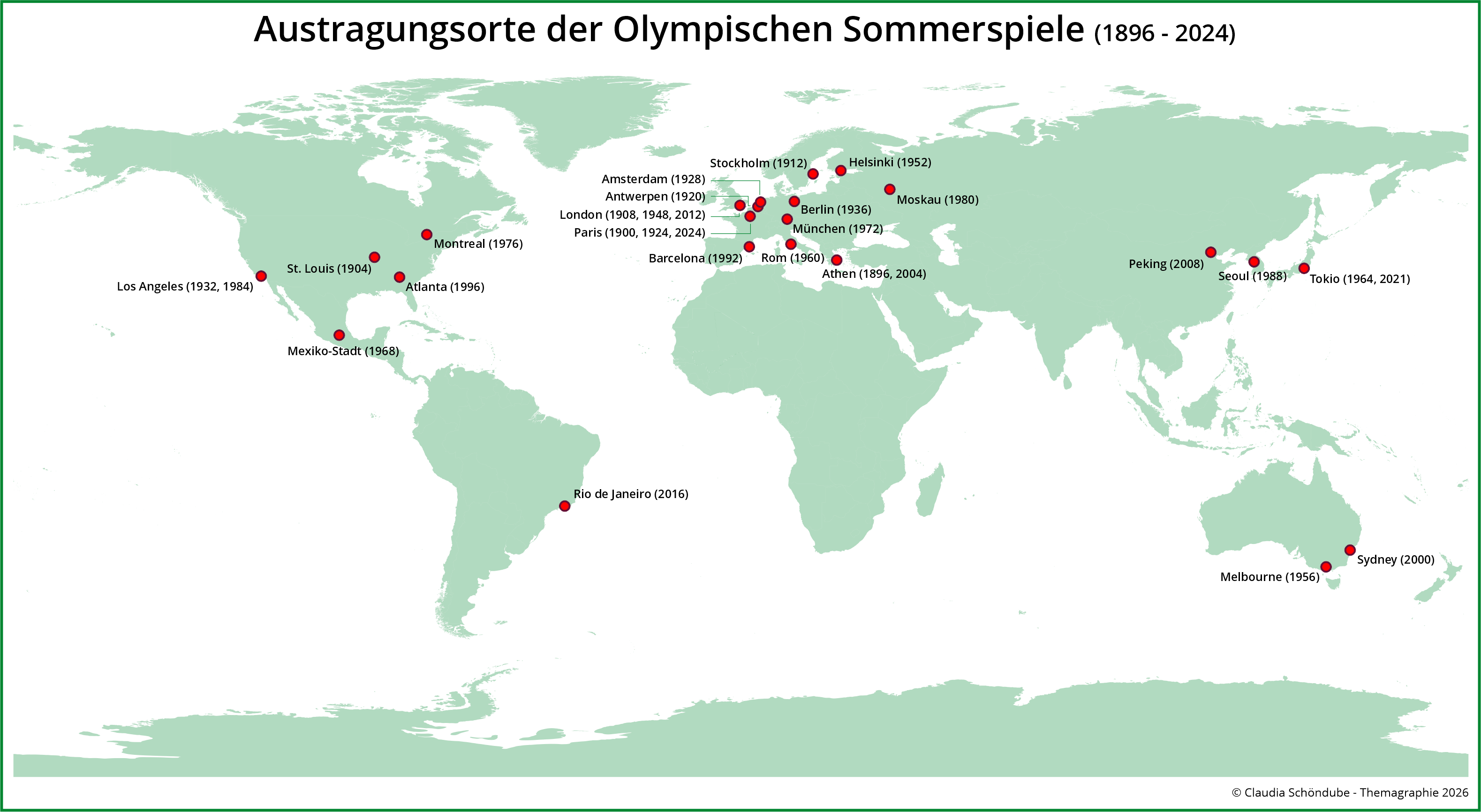 Austragungsorte Olympischer Sommerspiele